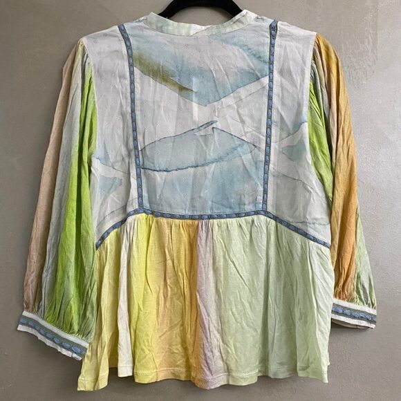 ANTHROPOLOGIE Blank Renata Tie Dyed Top - Picture 8 of 12